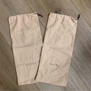 Gucci shoe dust bags